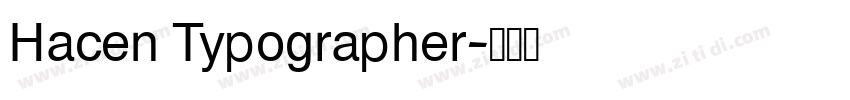 Hacen Typographer字体转换